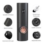 KYMQ-14B & 14BS Electric Salt and Pepper Grinder Set with Base | Manufacturer - Image 7