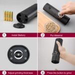KYMQ-14B & 14BS Electric Salt and Pepper Grinder Set with Base | Manufacturer - Image 10