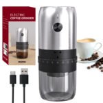 KMDJ-4AW Electric Coffee Grinder with External Coarseness Adjustment Ring Ceramic Grinding Burr Version