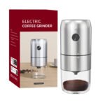 KMDJ-4A Electric Coffee Grinder with External Coarseness Adjustment Ring Ceramic Grinding Burr Version