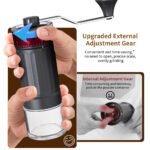 KMDJ-HC Manual Coffee Grinder with Ceramic Burr & External Grind Adjustment | OEM Supplier - 图片 2