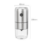 KMDJ-4A Electric Coffee Grinder with External Coarseness Adjustment Ring Ceramic Grinding Burr Version - 图片 3
