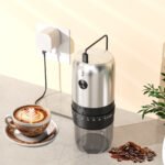 KMDJ-4AW Electric Coffee Grinder with External Coarseness Adjustment Ring Ceramic Grinding Burr Version - 图片 4