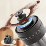 KMDJ-4AW Electric Coffee Grinder with External Coarseness Adjustment Ring Ceramic Grinding Burr Version - 图片 6