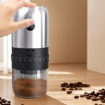 KMDJ-4AW Electric Coffee Grinder with External Coarseness Adjustment Ring Ceramic Grinding Burr Version - 图片 9