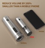KYMQ-82A-BS Mini Rechargeable Electric Salt and Pepper Grinder Set with Wooden Base & Adjustable Coarseness | OEM Manufacturer - 图片 2
