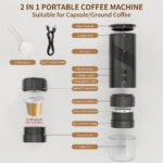 KFJ-1S-S1201C1 Portable Espresso Machine, 20-Bar Nespresso-Compatible Coffee Maker | OEM Manufacturer - 图片 5