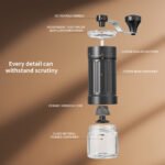 KMDJ-HC Manual Coffee Grinder with Ceramic Burr & External Grind Adjustment | OEM Supplier - 图片 19