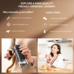 KMDJ-HC Manual Coffee Grinder with Ceramic Burr & External Grind Adjustment | OEM Supplier - 图片 21