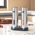 KYMQ-67C Rechargeable Electric Salt and Pepper Grinder Set | Adjustable Stainless Steel OEM Manufacturer - 图片 7