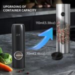 KYMQ-67C Rechargeable Electric Salt and Pepper Grinder Set | Adjustable Stainless Steel OEM Manufacturer - 图片 13