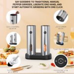 KYMQ-67C Rechargeable Electric Salt and Pepper Grinder Set | Adjustable Stainless Steel OEM Manufacturer - 图片 17