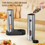 KYMQ-67C Rechargeable Electric Salt and Pepper Grinder Set | Adjustable Stainless Steel OEM Manufacturer - 图片 18
