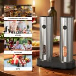 KYMQ-67C Rechargeable Electric Salt and Pepper Grinder Set | Adjustable Stainless Steel OEM Manufacturer - 图片 14