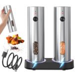 KYMQ-67C Rechargeable Electric Salt and Pepper Grinder Set | Adjustable Stainless Steel OEM Manufacturer - 图片 15