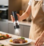 KYMQ-95C Rechargeable Electric Salt and Pepper Grinder Set with Charging Base | OEM Factory - 图片 11