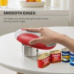 KGQ-5A Rechargeable Automatic Electric Can Opener with One-Touch Operation | Red - 图片 8