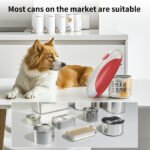 KGQ-5A Rechargeable Automatic Electric Can Opener with One-Touch Operation | Red - 图片 9