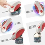 KGQ-5A Rechargeable Automatic Electric Can Opener with One-Touch Operation | Red - 图片 10