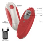 KGQ-5A Rechargeable Automatic Electric Can Opener with One-Touch Operation | Red - 图片 11