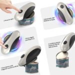 KGQ-5A Rechargeable Automatic Electric Can Opener with One-Touch Operation | White - 图片 4