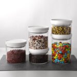 KZ-005 One-Touch Vacuum Coffee Bean Storage Container | Airtight Food Canister OEM Manufacturer