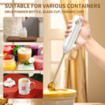 KJBQ-17J Mini Whisk Multiple Colors Rechargeable Electric Food Mixer - 图片 6