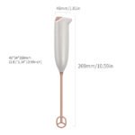 KJBQ-93J Battery-Operated Handheld Milk Frother and Egg Beater with Base | OEM Manufacturer - 图片 7