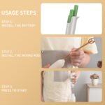 KJBQ-93J Battery-Operated Handheld Milk Frother and Egg Beater with Base | OEM Manufacturer - 图片 6