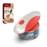 KGQ-5A Rechargeable Automatic Electric Can Opener with One-Touch Operation | Red