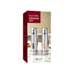 KYMQ-75A-BS | Rechargeable Stainless Steel Salt and Pepper Grinder Set with Charging Base - 图片 8