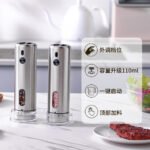 KYMQ-75A-BS | Rechargeable Stainless Steel Salt and Pepper Grinder Set with Charging Base - 图片 10