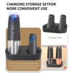 KYMQ-48C | Rechargeable Gravity Salt and Pepper Grinder Set with Charging Base - 图片 11