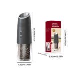 KYMQ-48A | Rechargeable Gravity Pepper Grinder with External Coarseness Adjustment | - 图片 8